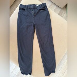 Rag & Bone Nina high rise cigarette black Jeans size 26